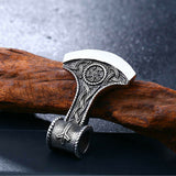 "Viking Warrior Axe" Pendant - Stainless Steel