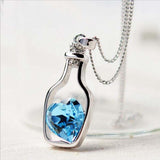 "Heart-in-a-Bottle" Necklace