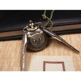 "Owl Post" Pocket-watch / Necklace