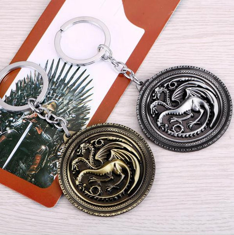 "House Targaryen" Keychain - Alternate Design